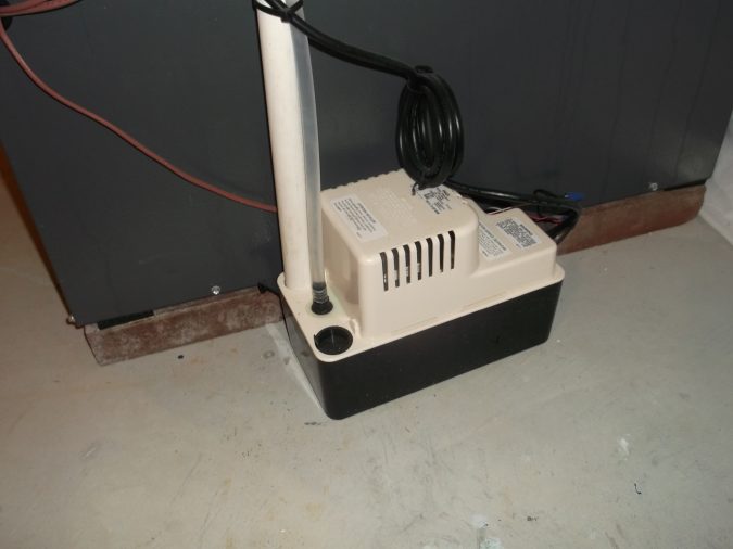 air-conditioner-condensate-pump-675x506 Fast Repairs for Leaking Central Air Conditioning Systems