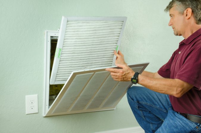 Fast Repairs for Leaking Central Air Conditioning Systems 10 air conditioner filter replacement technician maintenance Fast Repairs for Leaking Central Air Conditioning Systems - 10