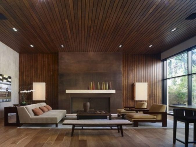 home decoration living room Wood Ceiling and Floors 10 Wood Floors Design Ideas for Living Rooms - 7