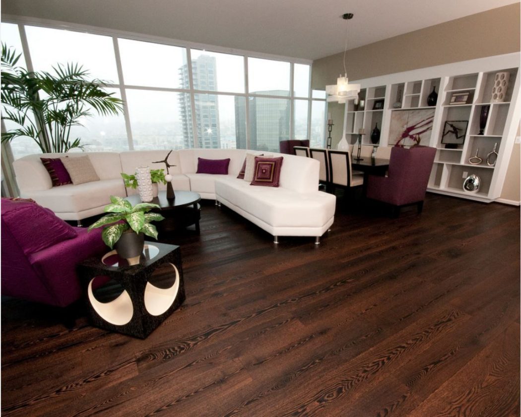 10 Wood Floors Design Ideas for Living Rooms 