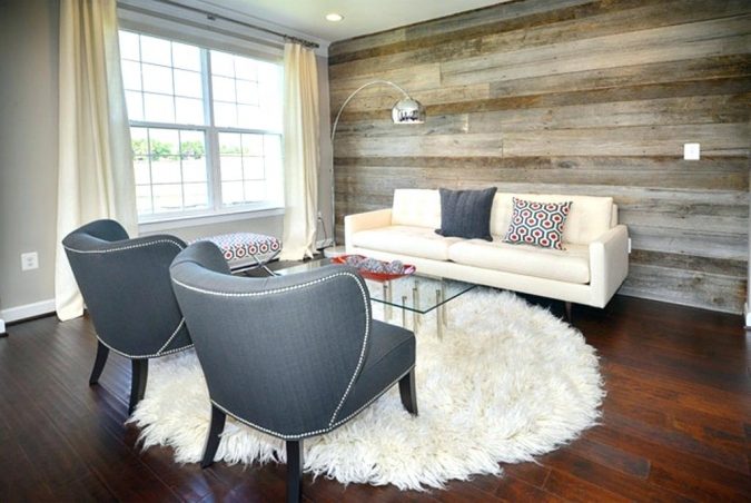 living room home decorating wooden walls and floor 10 Wood Floors Design Ideas for Living Rooms - 5