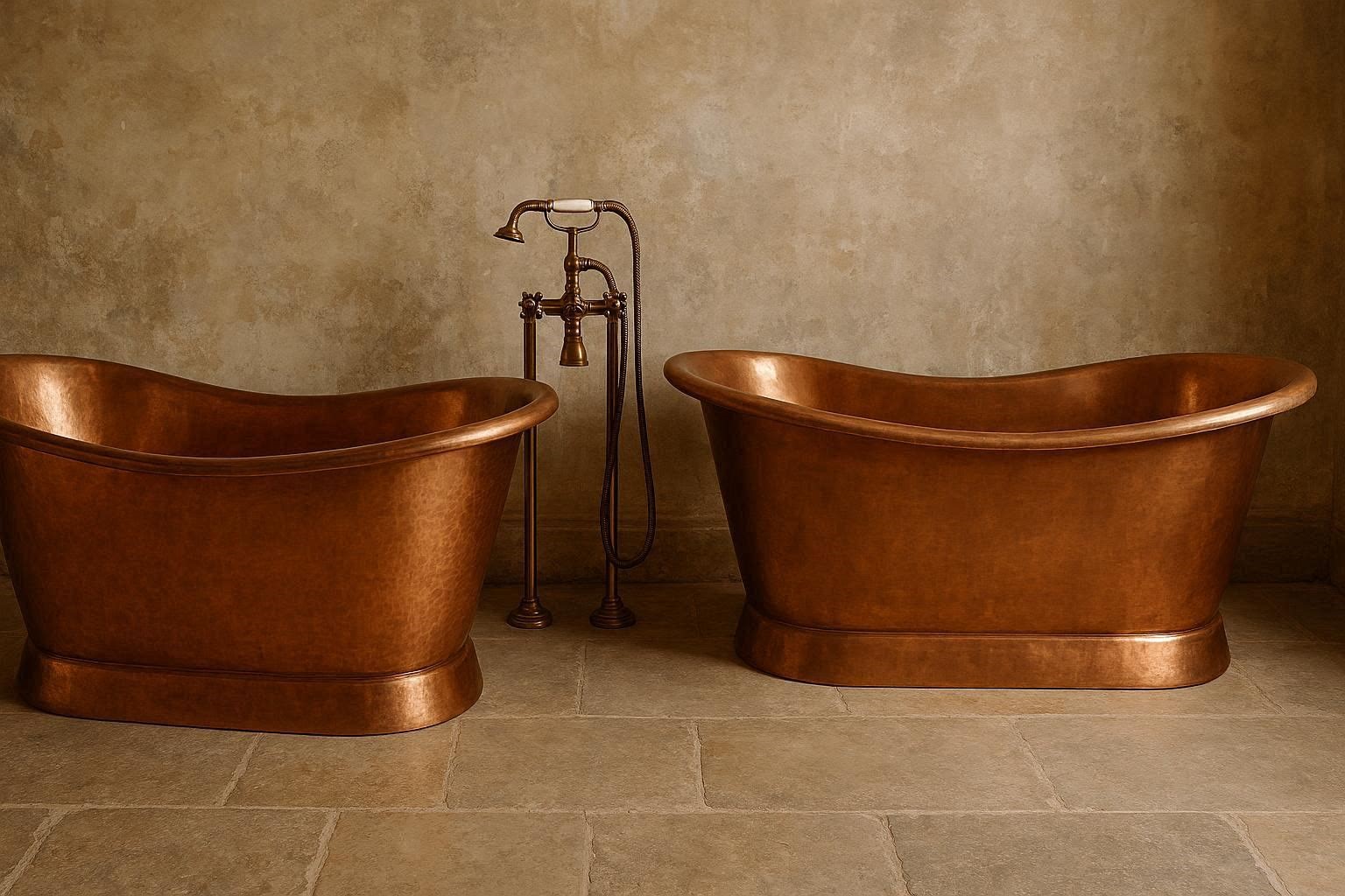 Best Trendy 15 Magnificent & Dazzling Bathtub Designs 15 Copper Bathtubs for Warmth and Artistic Best Trendy 15 Magnificent & Dazzling Bathtub Designs - 15