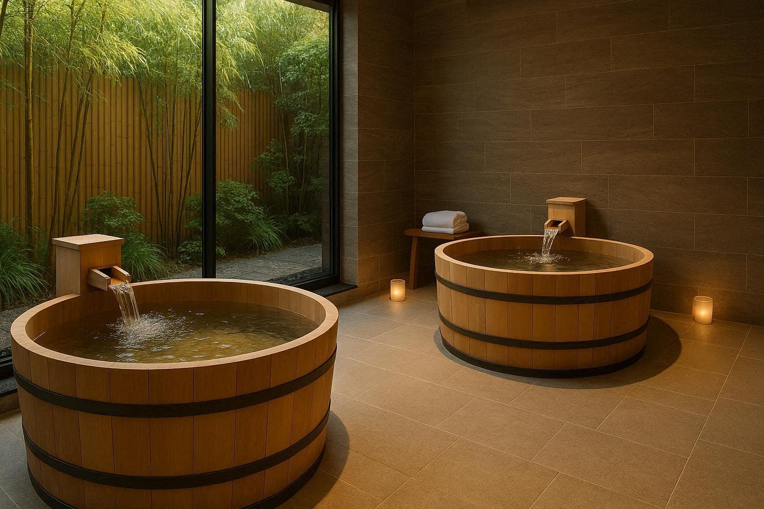 Best Trendy 15 Magnificent & Dazzling Bathtub Designs 7 Japanese Soaking Tubs for a Relaxing Spa Best Trendy 15 Magnificent & Dazzling Bathtub Designs - 7