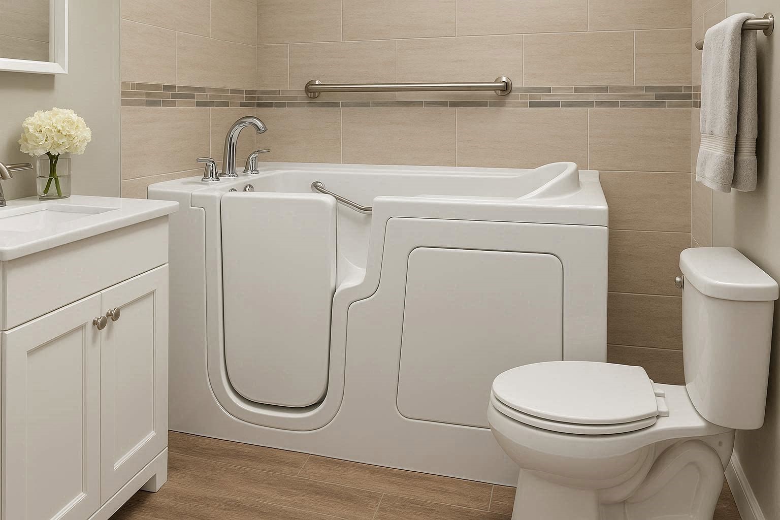 Best Trendy 15 Magnificent & Dazzling Bathtub Designs 10 Walk In Bathtubs for Comfort Safety and Accessibility Best Trendy 15 Magnificent & Dazzling Bathtub Designs - 10