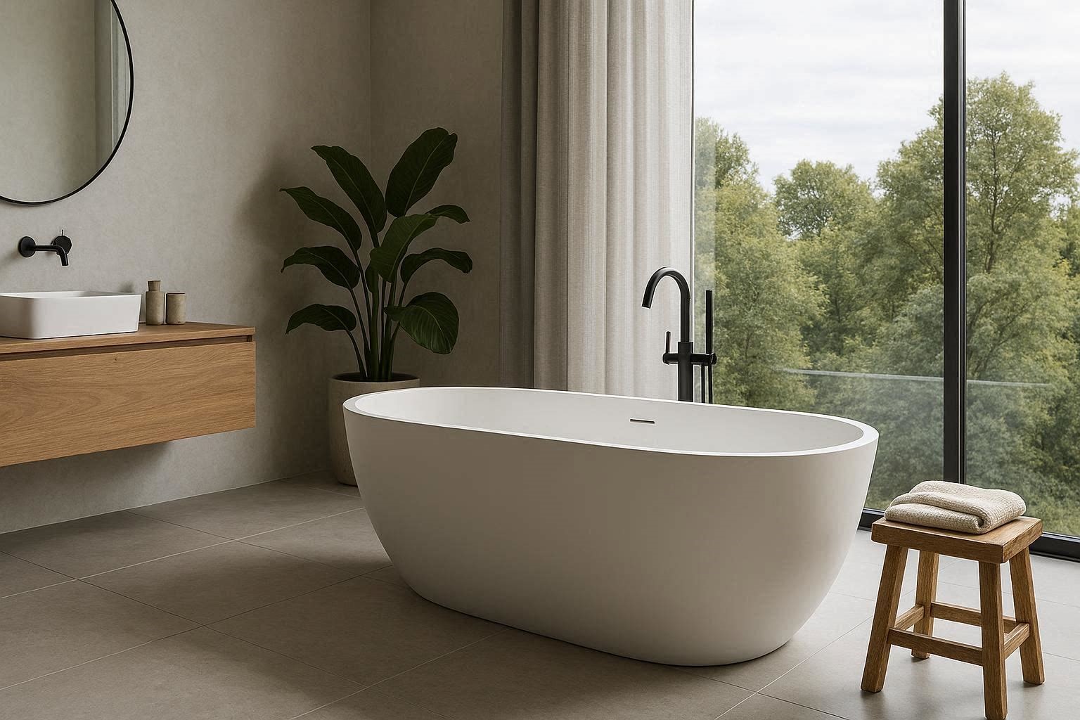 Best Trendy 15 Magnificent & Dazzling Bathtub Designs 2 Why Bathtub Design Has Become a Key Element in Modern Bathrooms Best Trendy 15 Magnificent & Dazzling Bathtub Designs - 2