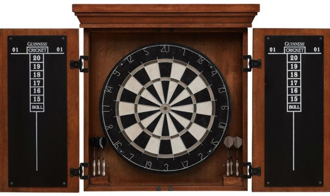 dartboard with cabinet How to Choose the Best Outdoor Dartboard - 7