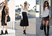 leather skirts winter outfits 2018 80+ Elegant Fall & Winter Outfit Ideas - 5 Pouted Lifestyle Magazine