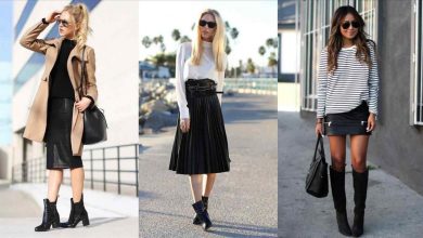 leather skirts winter outfits 2018 80+ Elegant Fall & Winter Outfit Ideas - 11