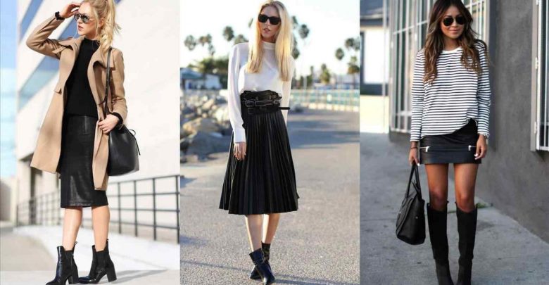 leather skirts winter outfits 2018 80+ Elegant Fall & Winter Outfit Ideas - fall and winter fashion trends 1