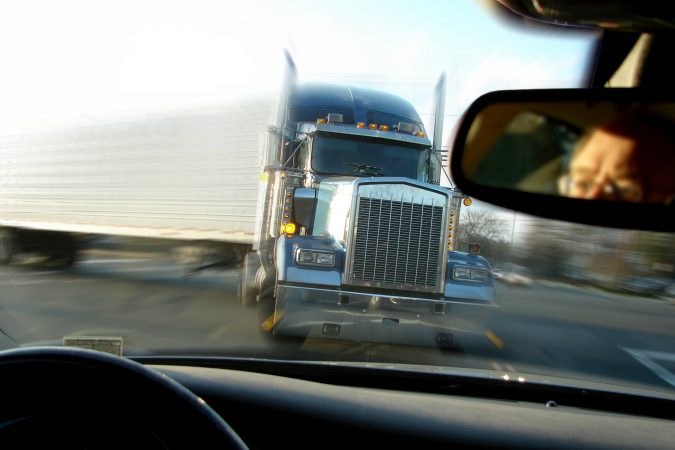 18 wheeler accident bigstock Close Call Crash with a Tracto 6433734 1 15 Frightening 18-Wheeler Accident Statistics - 15