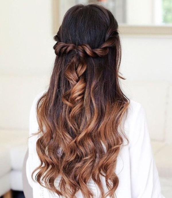Half Up Rope Braids hairstyle +12 Most Stylish Hairstyles Women Will Love to Make - 17