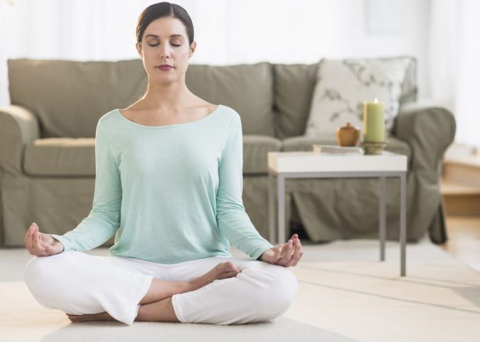 Top 10 Ways to Relax if You Are a College Freshman 11 Meditation on carpet at home Top 10 Ways to Relax if You Are a College Freshman - 11