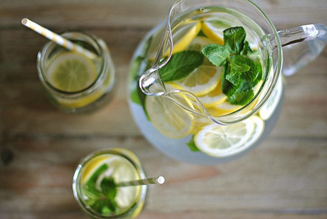 backyard party Lemon Mint Drink Best 10 Trending Backyard Party Ideas for All the Party Freaks Out There - 11