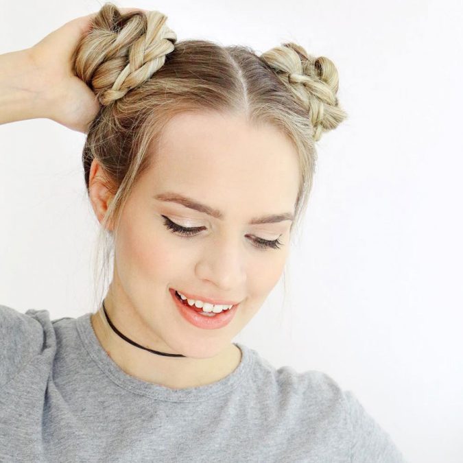 braided-space-buns-675x675 +12 Most Stylish Hairstyles Women Will Love to Make in 2020