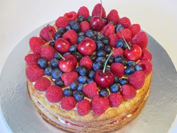 Top Regular Cakes to Add the Sweetness in Your Celebrations 8 cake decoration Cherries and Raspberries Top Regular Cakes to Add the Sweetness in Your Celebrations - 8