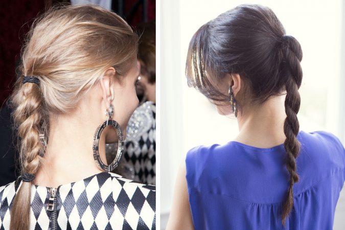Top 10 Trendy Back to School Hairstyles 10 school hairstyles Rope Braid Ponytail 2 Top 10 Trendy Back to School Hairstyles - 10