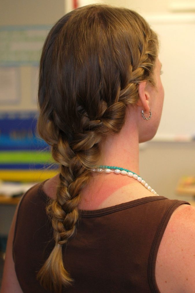 two-braids-into-one-675x1014 Top 10 Trendy Back to School Hairstyles 2022 - 2023