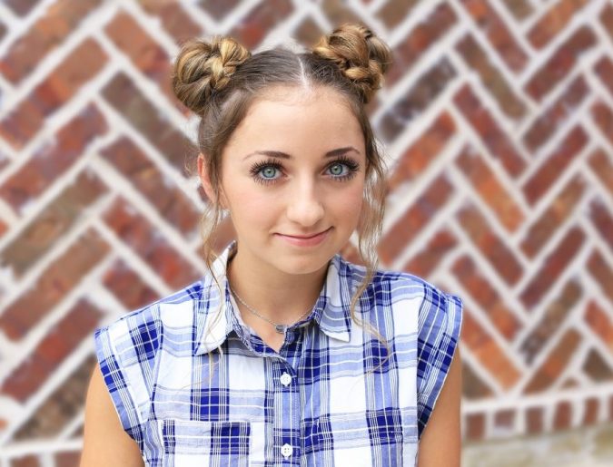 two high braided buns 2 Top 10 Trendy Back to School Hairstyles - 17