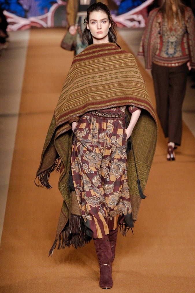 Boho Chic Clothes in Etro Fall Winter 2014 2015 Top 7 Bohemian Fashion Trends for Fall-Winter - 18