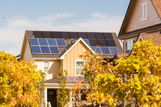 Solar panels Home Fall Environmental Benefits of Domestic Solar Energy Systems - 8
