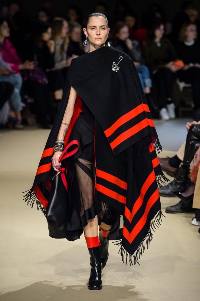 boho-fashion-alexander-Mcqueen-2019-cape-675x1016 70+ Elegant Winter Outfit Ideas for Business Women