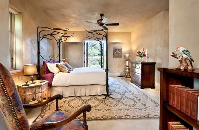 boho-home-decor-Moroccan-bedroom-675x444 +45 Stellar Boho Interior Designs & Trends for 2020
