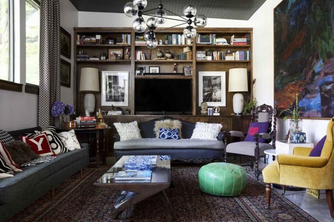 boho-home-decor-living-room-6-675x450 +45 Stellar Boho Interior Designs & Trends for 2020
