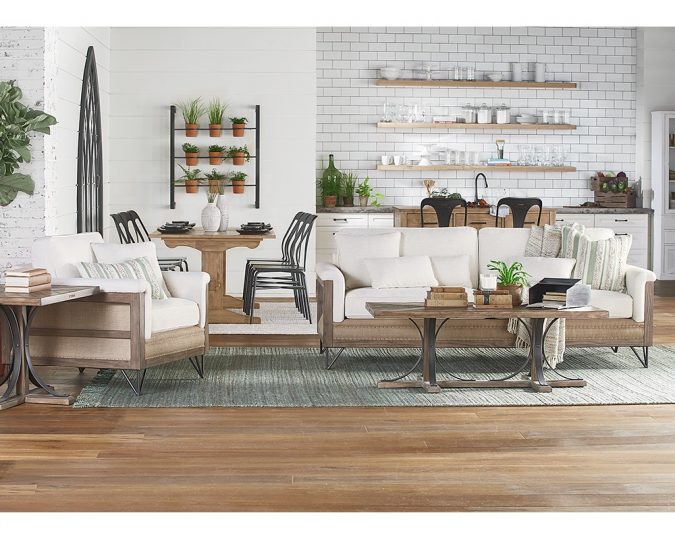boho-home-decor-wooden-floor-living-room-kitchen-arch-paradigm-rs-675x540 +45 Stellar Boho Interior Designs & Trends for 2020