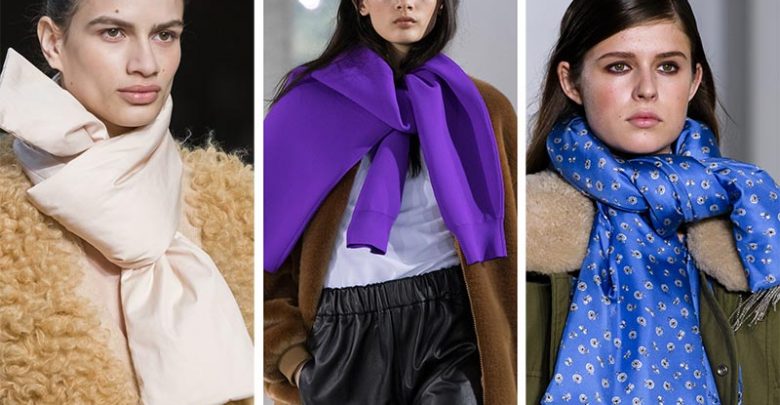 winter scarf fall winter 2018 2019 jewelry accessories trends statement scarves Top 8 Winter Scarves Creative Ways to Wear - scarf trends 29