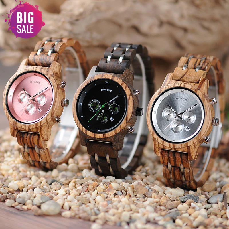93628-d4ca76 Luxury Wooden Watches For Women .. [in Wooden Gift Box]