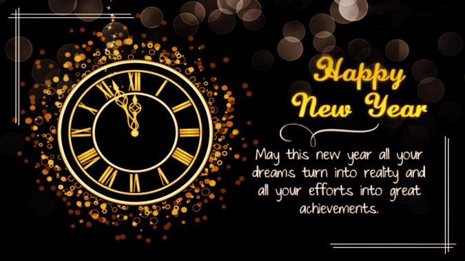 Happy New Year Wishes card 2 50+ Best Merry Christmas & Happy New Year Greeting Cards - 23