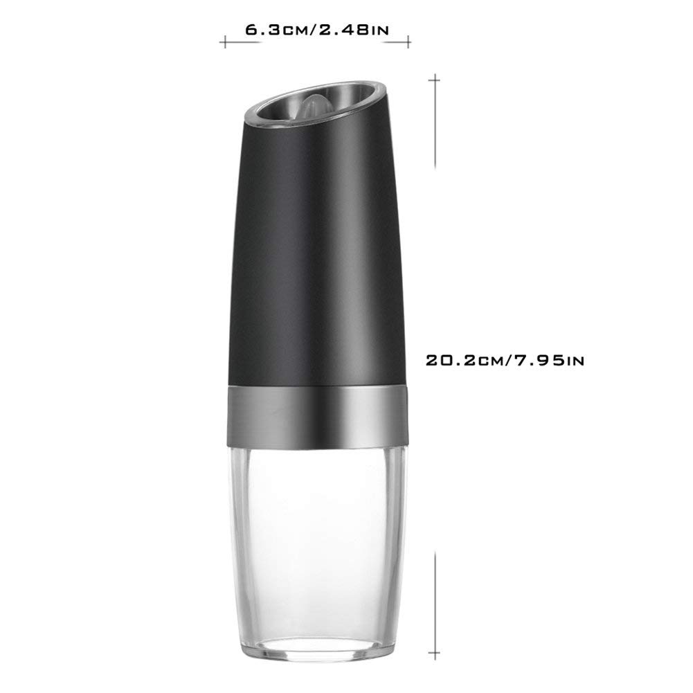 Portable-Electric-Stainless-Steel-Pepper-and-Salt-Grinder-with-Blue-LED-Light-15 Smart Electric Grinder with Blue LED Light