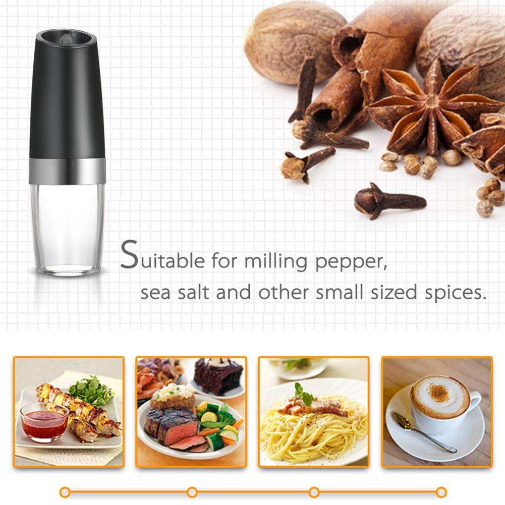 Portable-Electric-Stainless-Steel-Pepper-and-Salt-Grinder-with-Blue-LED-Light-16 Smart Electric Grinder with Blue LED Light