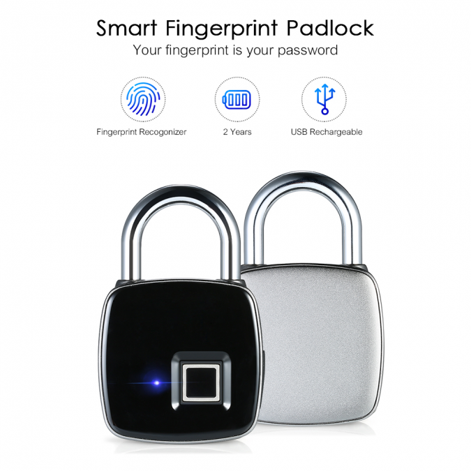 fingerprint-lock-675x675 Keyless Fingerprint Security Padlock