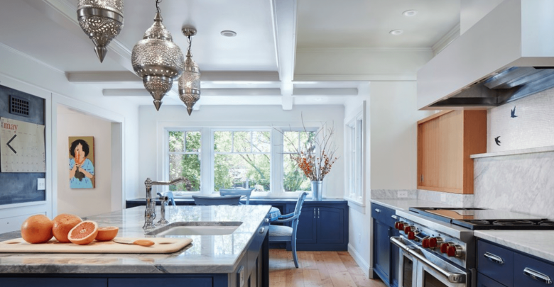 kitchen decor navy cabinets 10 Outdated Kitchen Trends to Substitute - kitchens 46