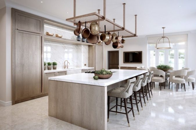 kitchen decor pot rack 10 Outdated Kitchen Trends to Substitute - 22
