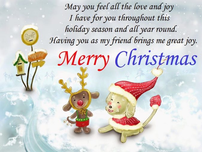 merry christmas wishes card for friends 50+ Best Merry Christmas & Happy New Year Greeting Cards - 20