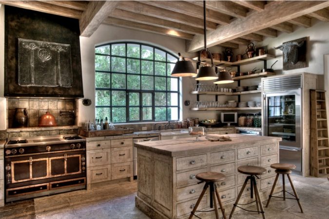 white washed rustic kitchen 10 Outdated Kitchen Trends to Substitute - 24
