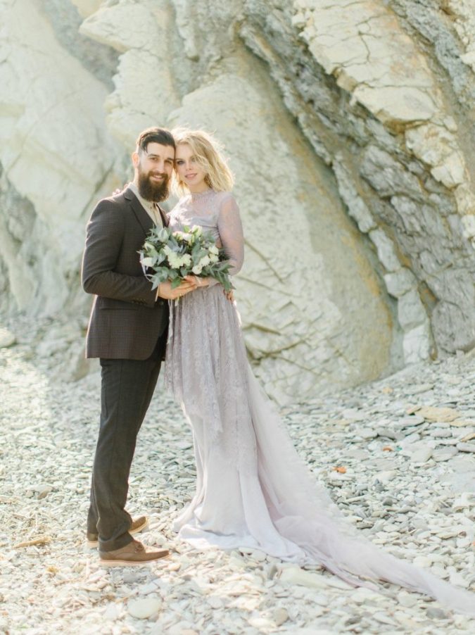013 The 2019 Wedding Dress Trends Brides Need to Know 768x1026 150+ Best Bridal Fashion Trends and Ideas for Fall/winter - 43