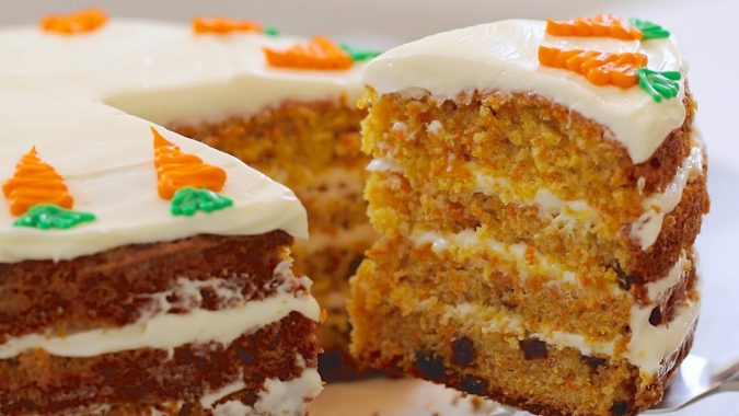 Colossal-Carrot-Cake-675x380 Top 20 Most Delicious and Popular Cakes in the USA