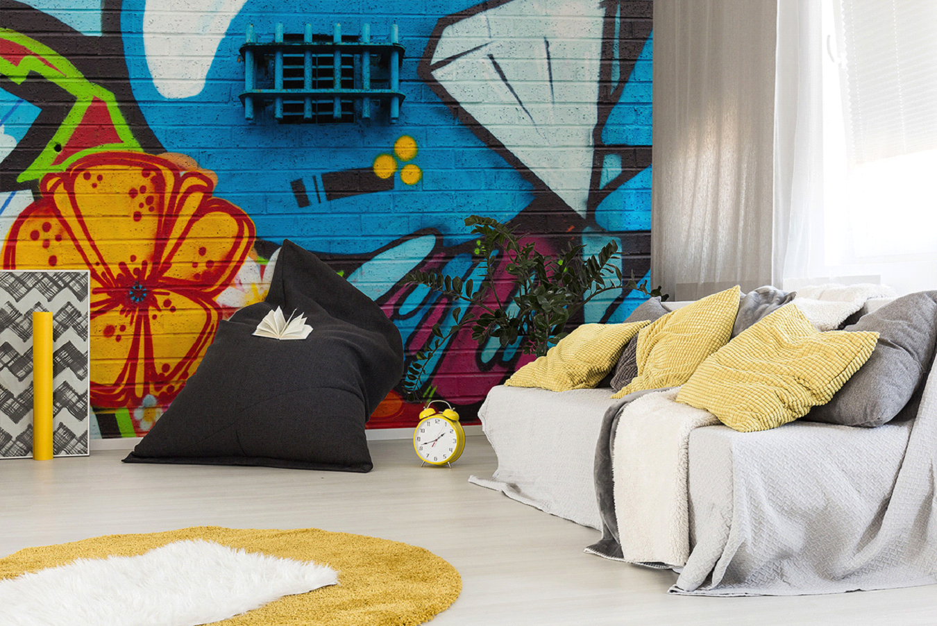 Home-decor-street-style-3 Street art at home? You can count us in!