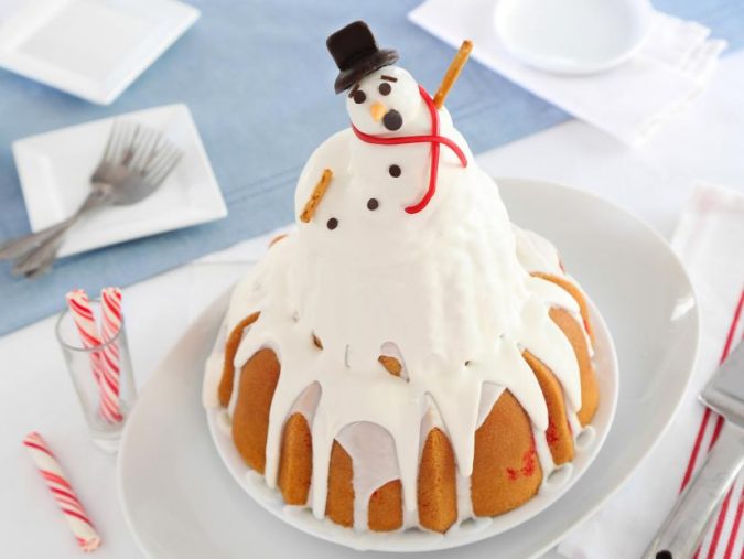 Snowman cake Make this Christmas Day Delighted with Delicious Theme Cakes - 10