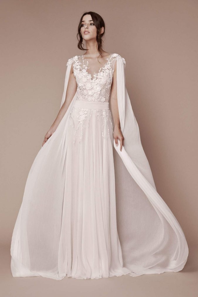 Tadashi-Shoji-bridal-fall-2019-credit-Angelo-Sgambati-675x1013 150+ Bridal Fashion Trends and Ideas for Fall/winter 2020