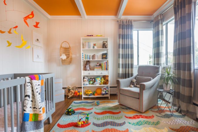 Top 10 Ways to Make A House Look Bigger And More Spacious 7 Using A Very Bright Color For Ceiling Top 10 Ways to Make A House Look Bigger And More Spacious - 7