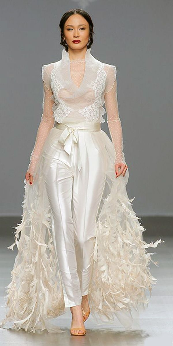 feathers 2019 150+ Best Bridal Fashion Trends and Ideas for Fall/winter - 30