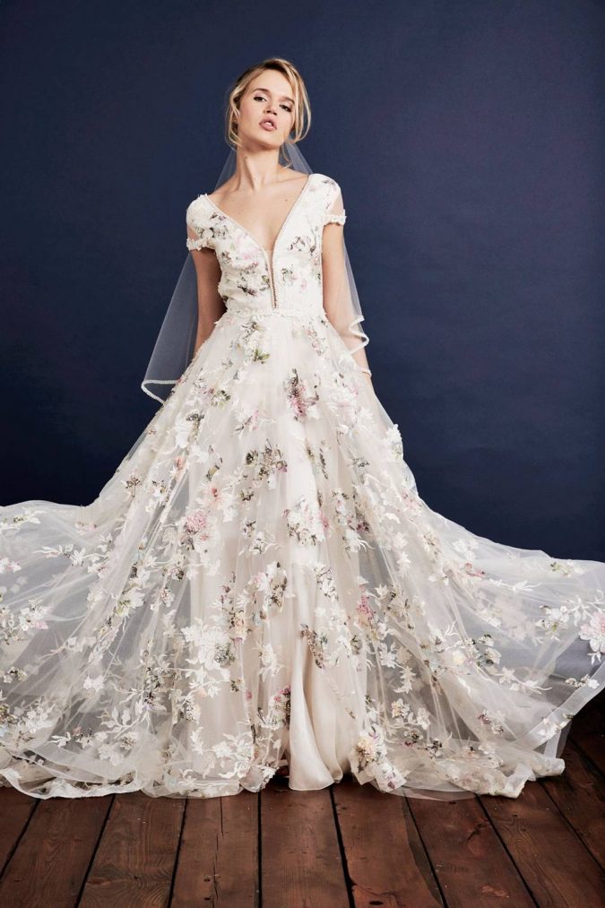 floral.-1-675x1013 150+ Bridal Fashion Trends and Ideas for Fall/winter 2020