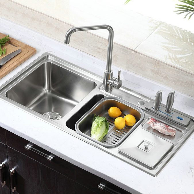kitchen multifunctional sink 1 Top 10 Stylish and Practical Kitchen Design Trends - 2