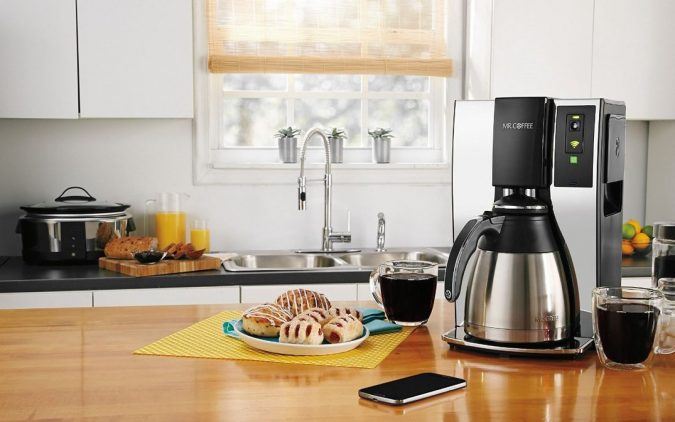 Top 10 Stylish and Practical Kitchen Design Trends 23 kitchen smart coffee maker belkin wemo mr coffee kitchen Top 10 Stylish and Practical Kitchen Design Trends - 23