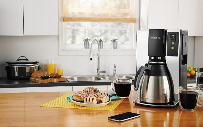 kitchen smart coffee maker belkin wemo mr coffee kitchen Top 10 Stylish and Practical Kitchen Design Trends - 23