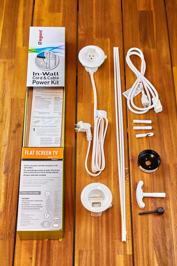 legrand TV power kit 2 Legrand In-wall TV Power Kit: How to Hide the TV Wires Elegantly - 3